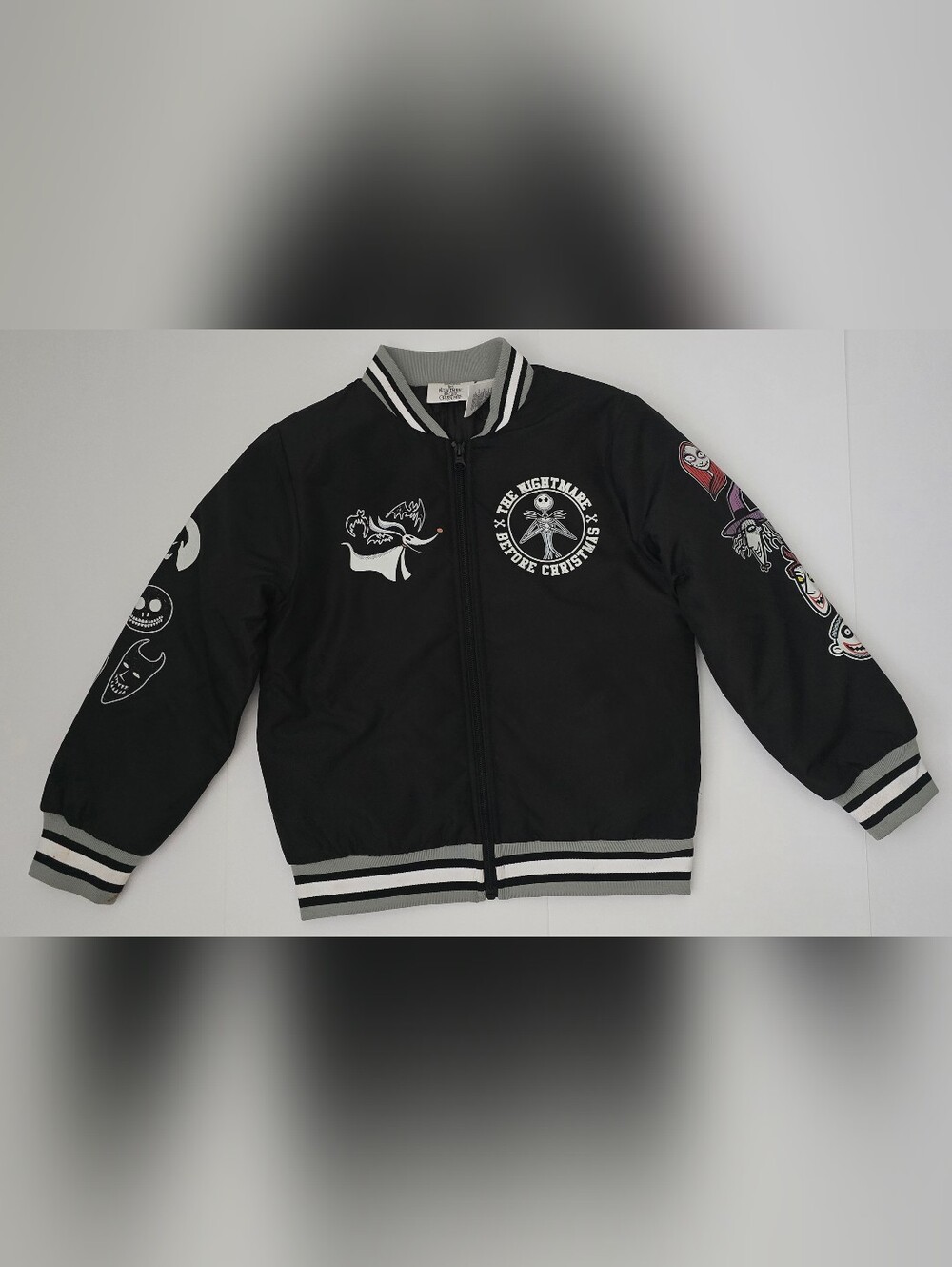 Black & White Kids Bomber Jacket
